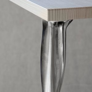 gambe per tavoli bassi in fusione di alluminio Puwun design by Mauro Magnano