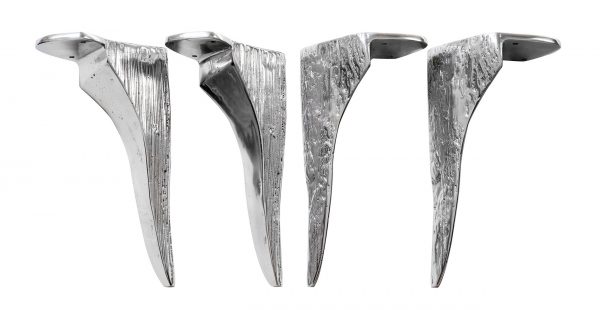 gambe per tavoli bassi in fusione di alluminio Notro design by Mauro